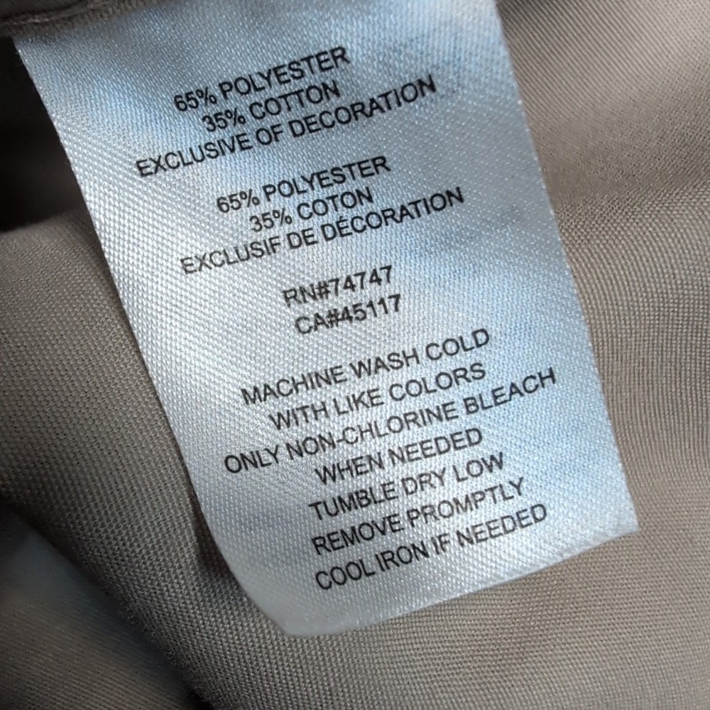 Cabela's Shirt Mens L Biege Button Up Casual Pockets Outdoors Active Uniform - Picture 7 of 10